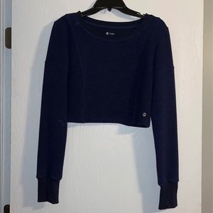 Buffbunny cropped pullover sweater